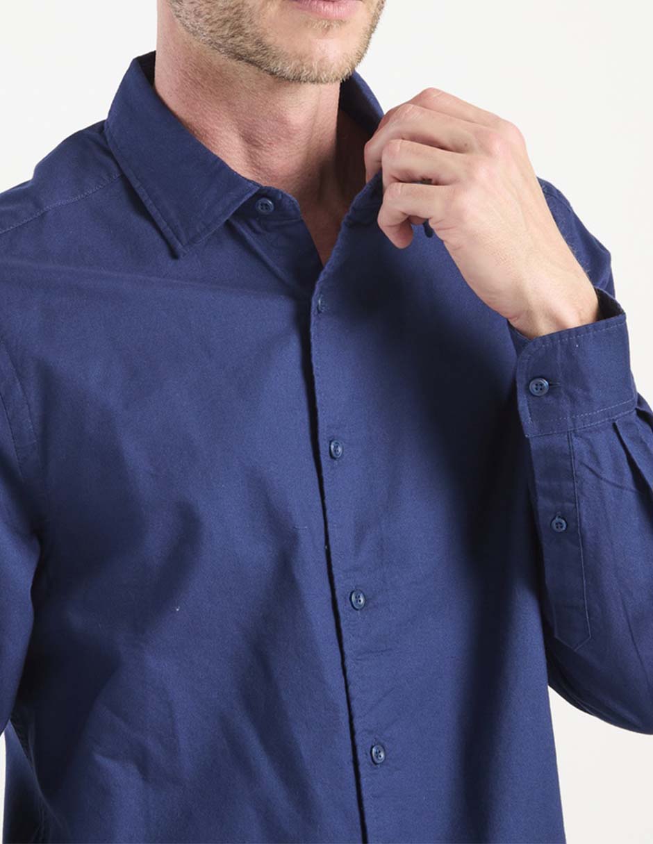 Camisa manga larga para hombre 4