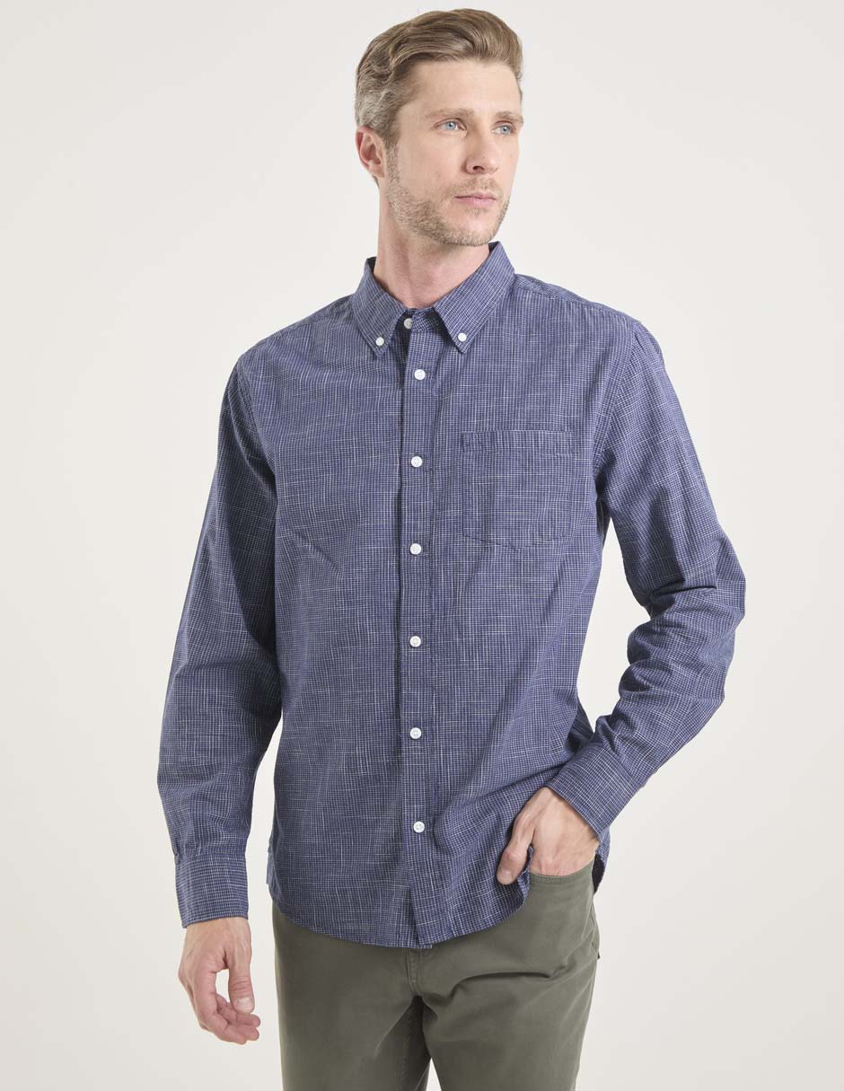 Camisa casual manga larga para hombre Camisa casual manga larga para hombre