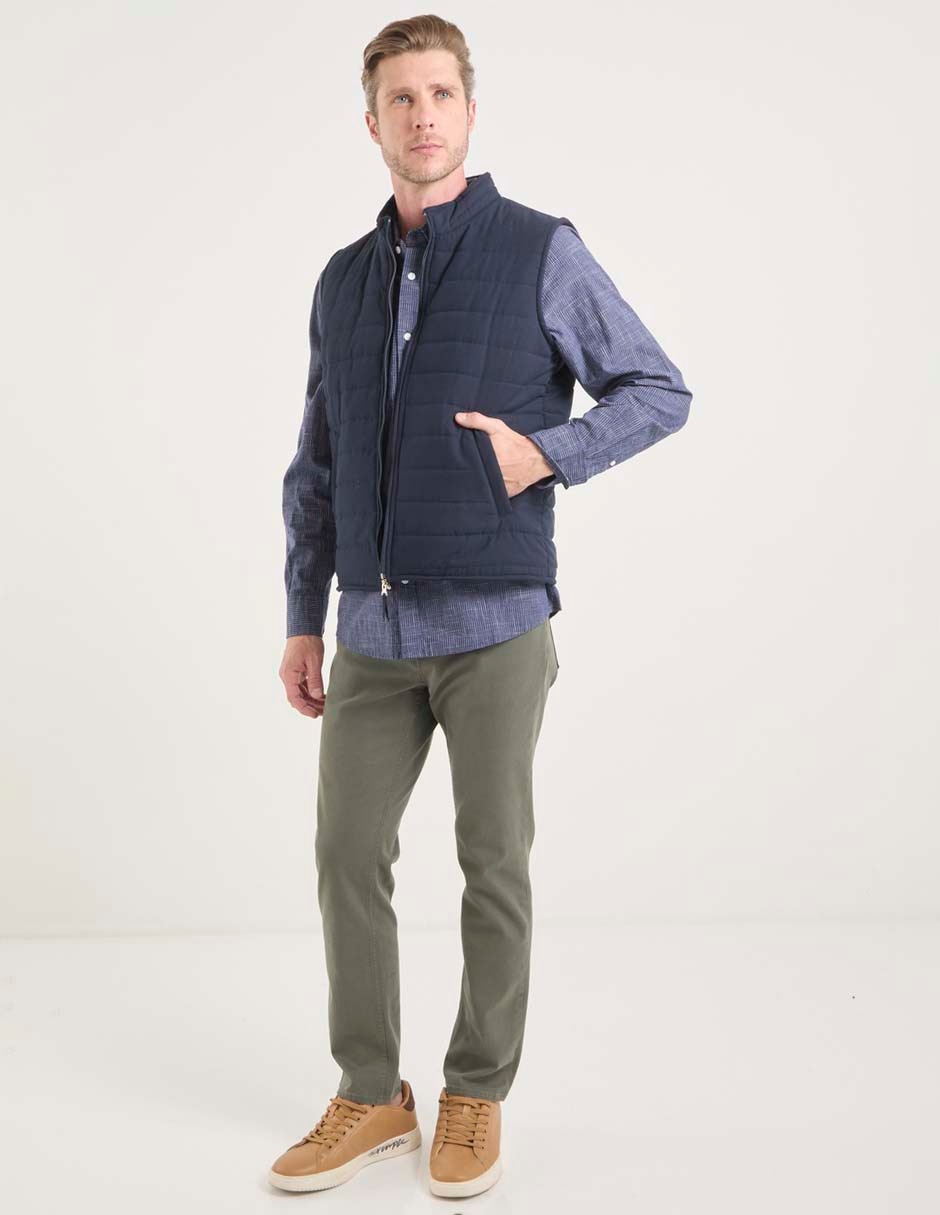Camisa casual manga larga para hombre 3