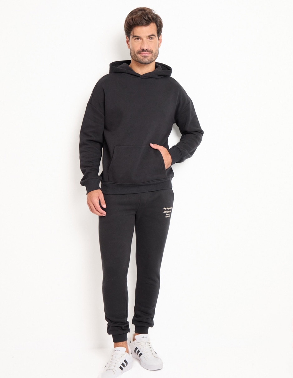 SUDADERA WKH25191-11 WEEKEN, EG, NEGRO