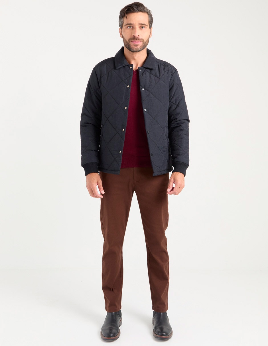 PANTALON CHINO WEEKE, 34, CAFÉ TOSTADO