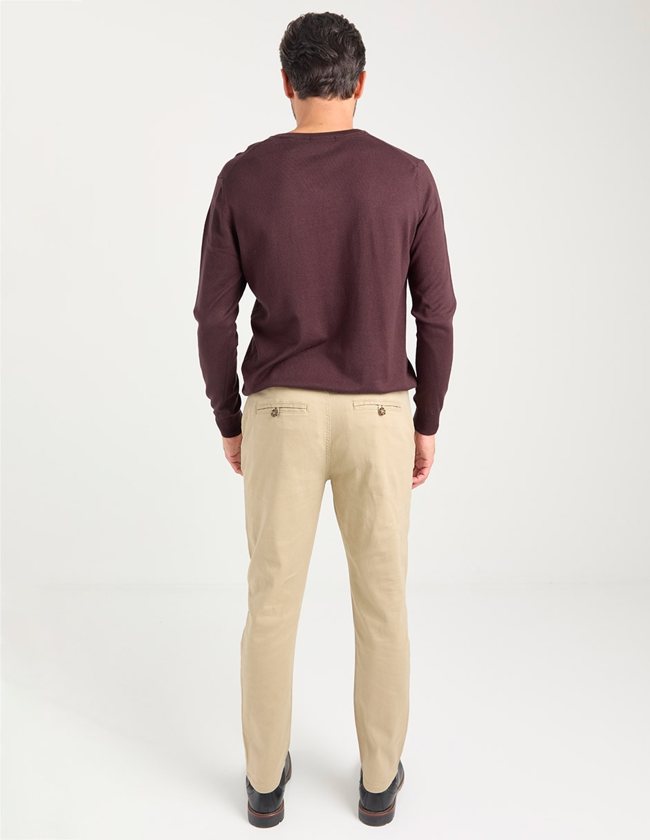 Pantalón slim de algodón para hombre 2