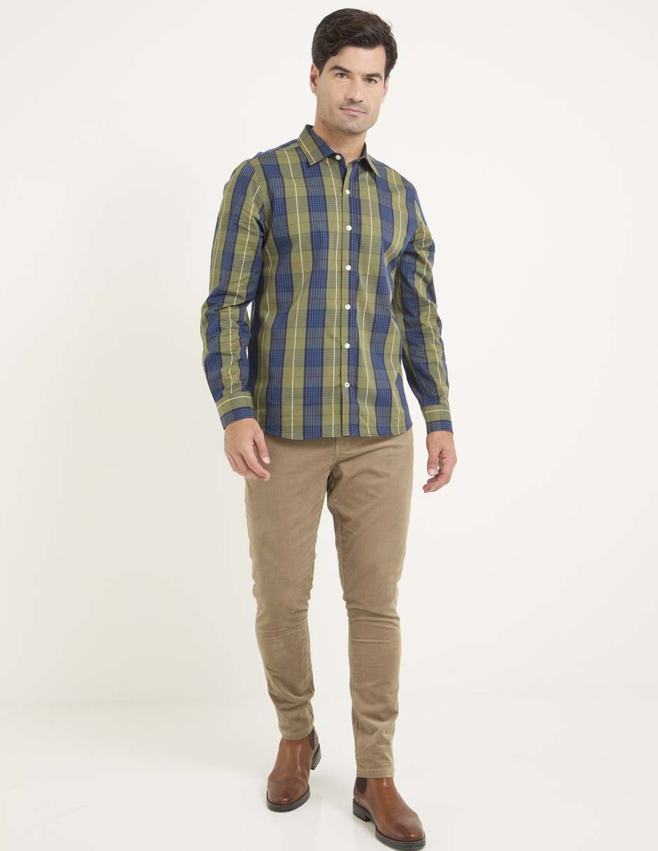 Pantalón slim de algodón para hombre 3