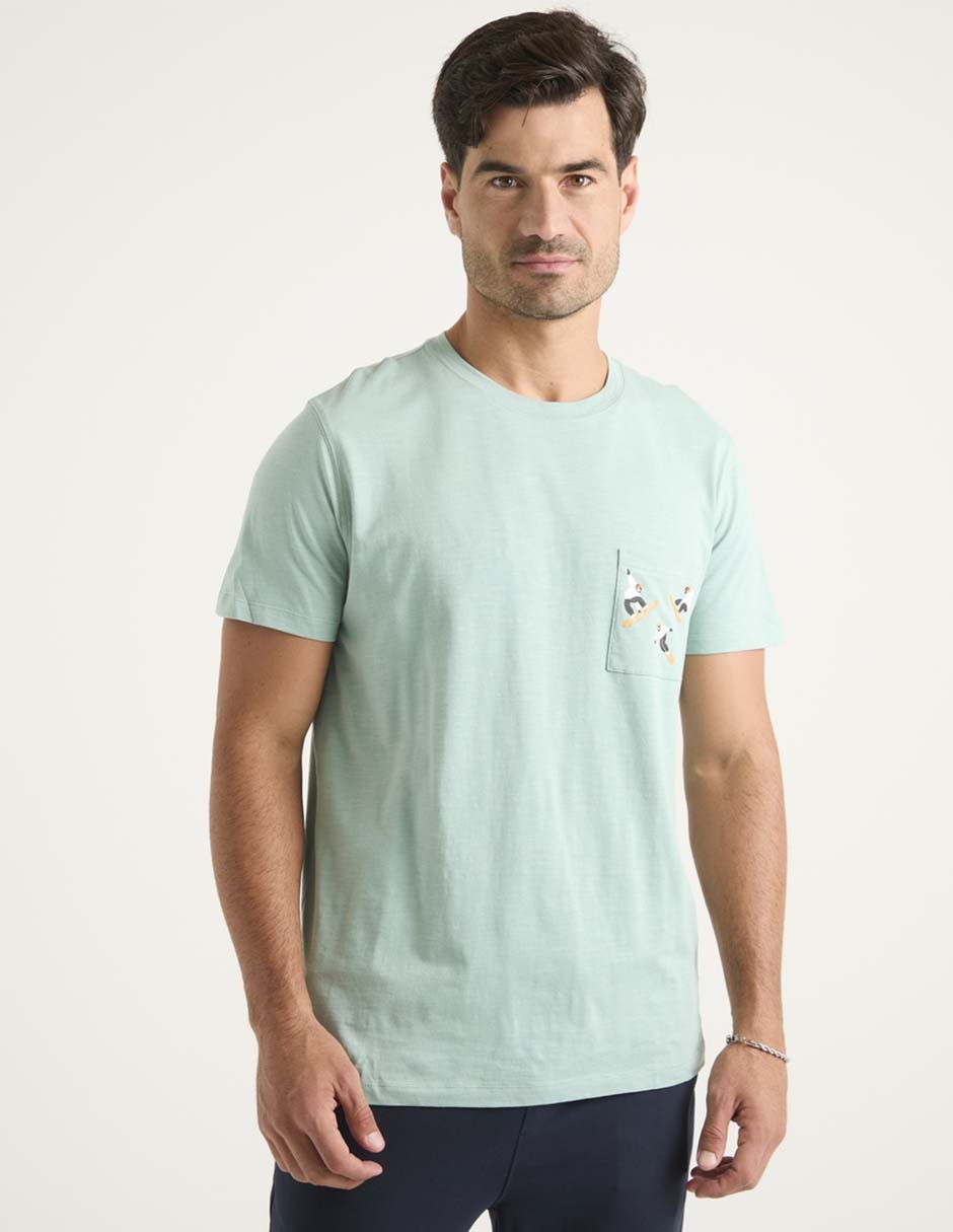 Playera cuello redondo para hombre Playera cuello redondo para hombre