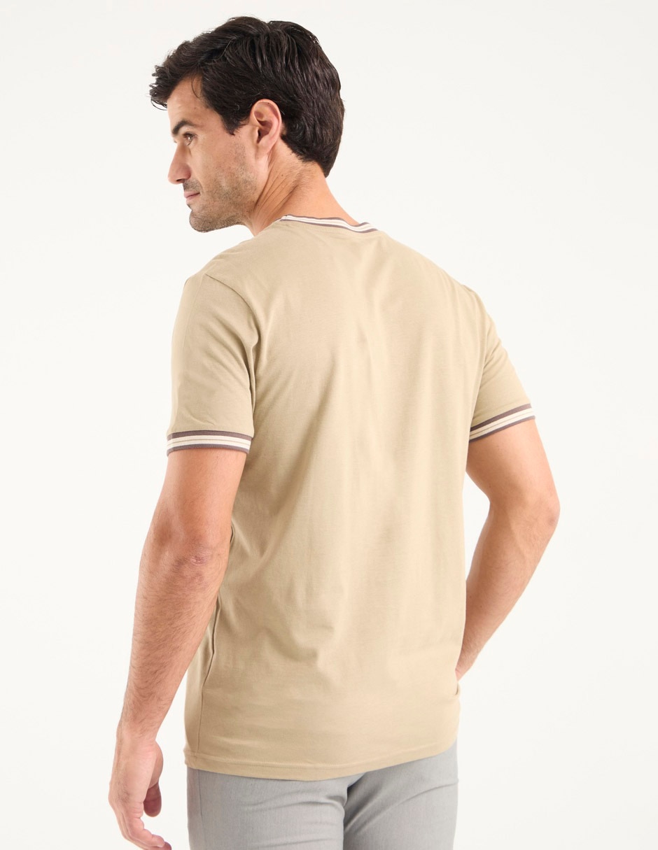 Playera cuello redondo para hombre 2
