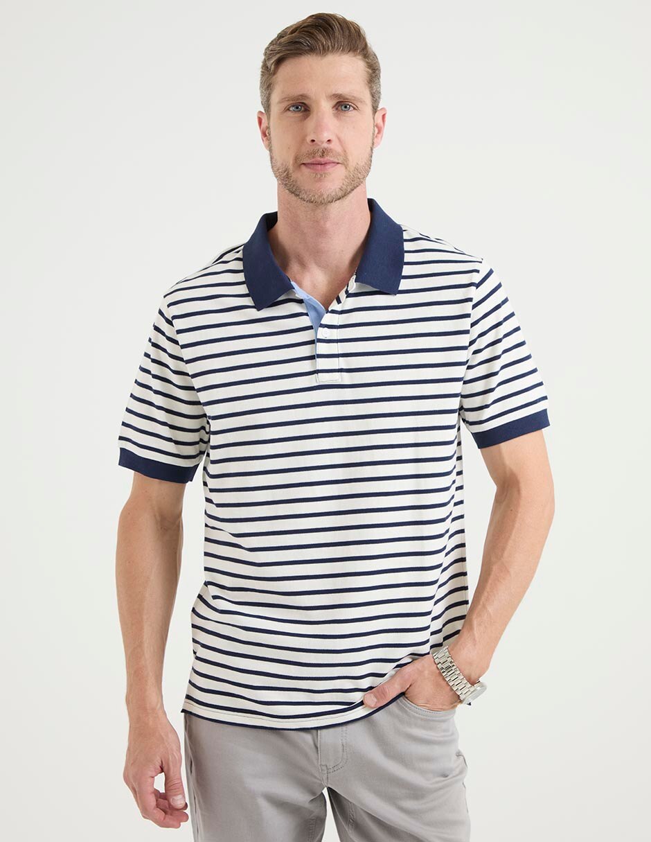 Playera tipo polo para hombre