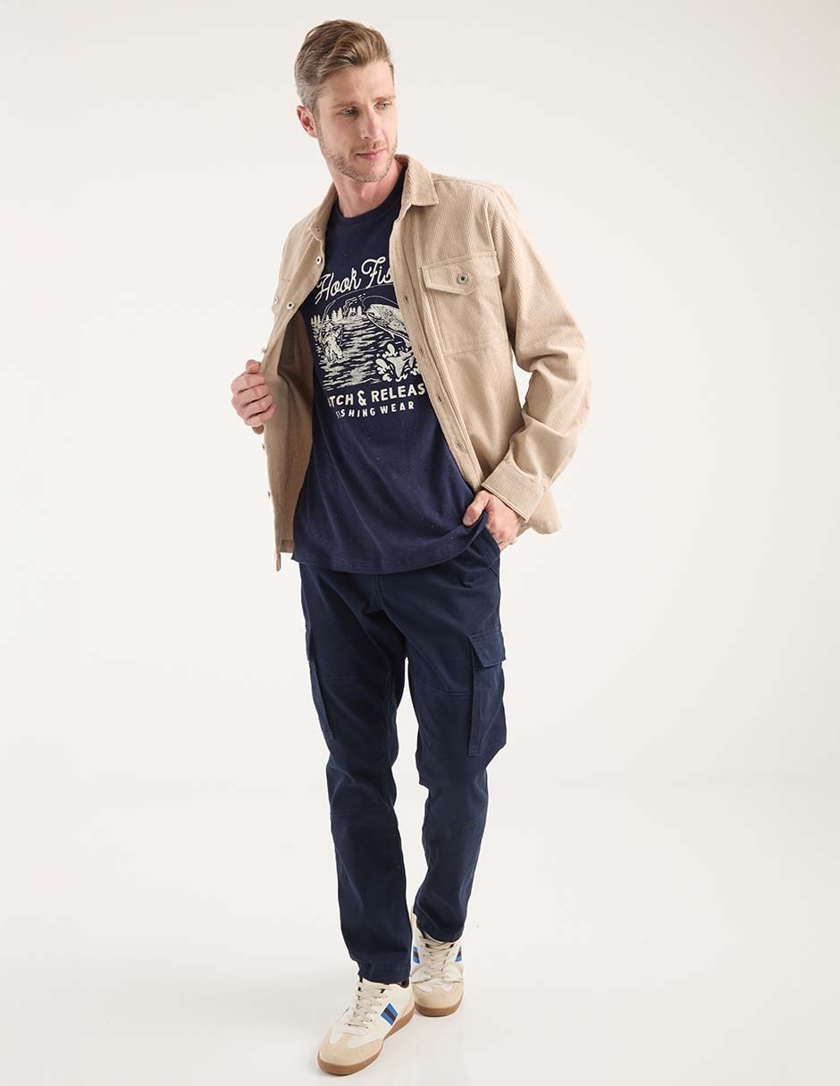 PANTALON CARGO WEEKE, 38, NAVY BLAZER