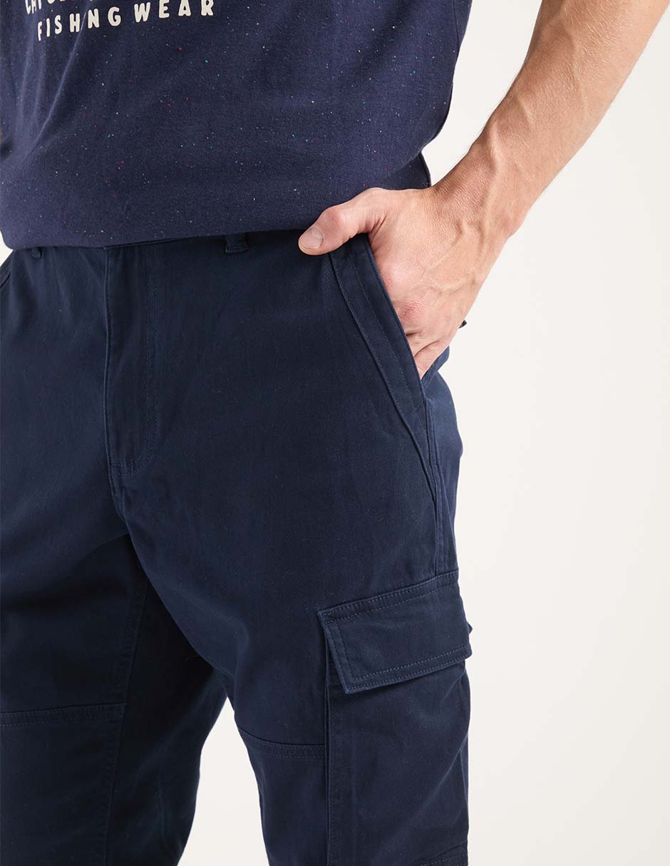 PANTALON CARGO WEEKE, 38, NAVY BLAZER
