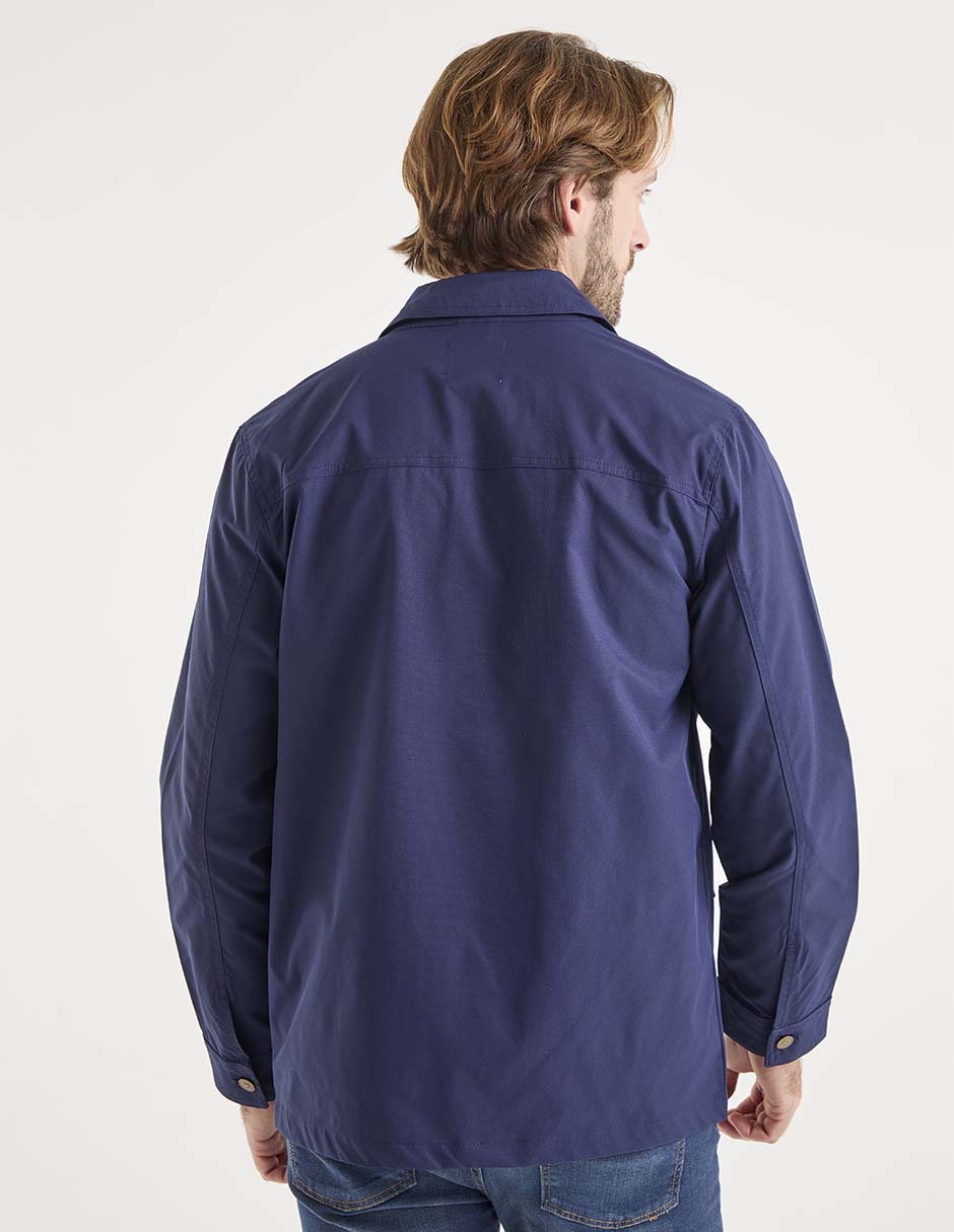 Chamarra casual con bolsillos para hombre 2