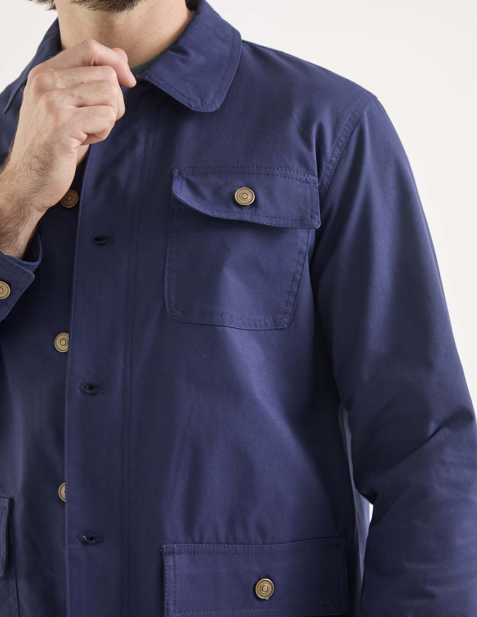 Chamarra casual con bolsillos para hombre 4