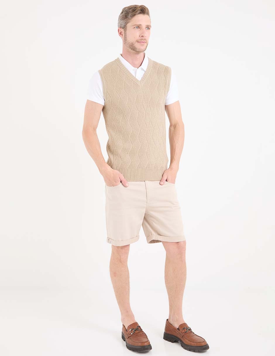 Chaleco tejido para hombre 3