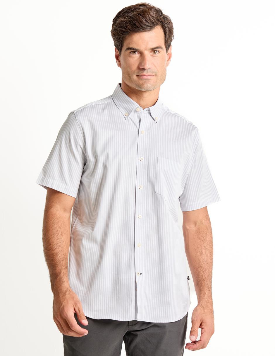 Camisa casual de algodón manga corta para hombre Camisa casual de algodón manga corta para hombre