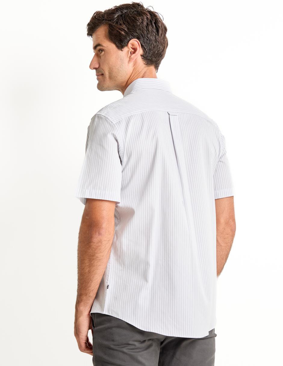 Camisa casual de algodón manga corta para hombre 2