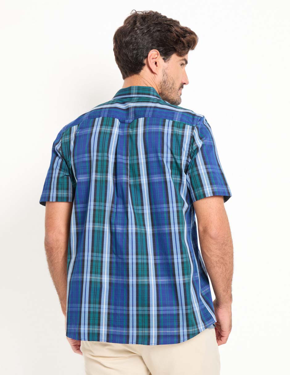 Camisa casual de algodón manga corta para hombre 2