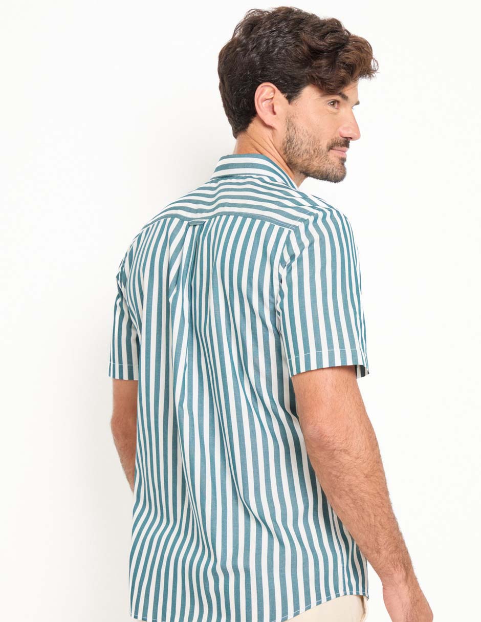 Camisa casual manga corta para hombre 2