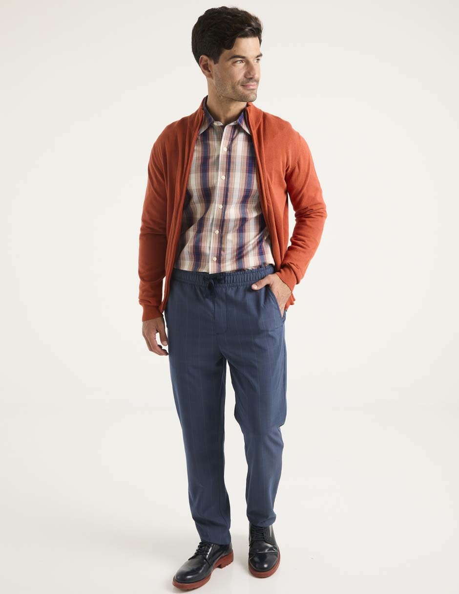 Camisa casual manga larga para hombre 3