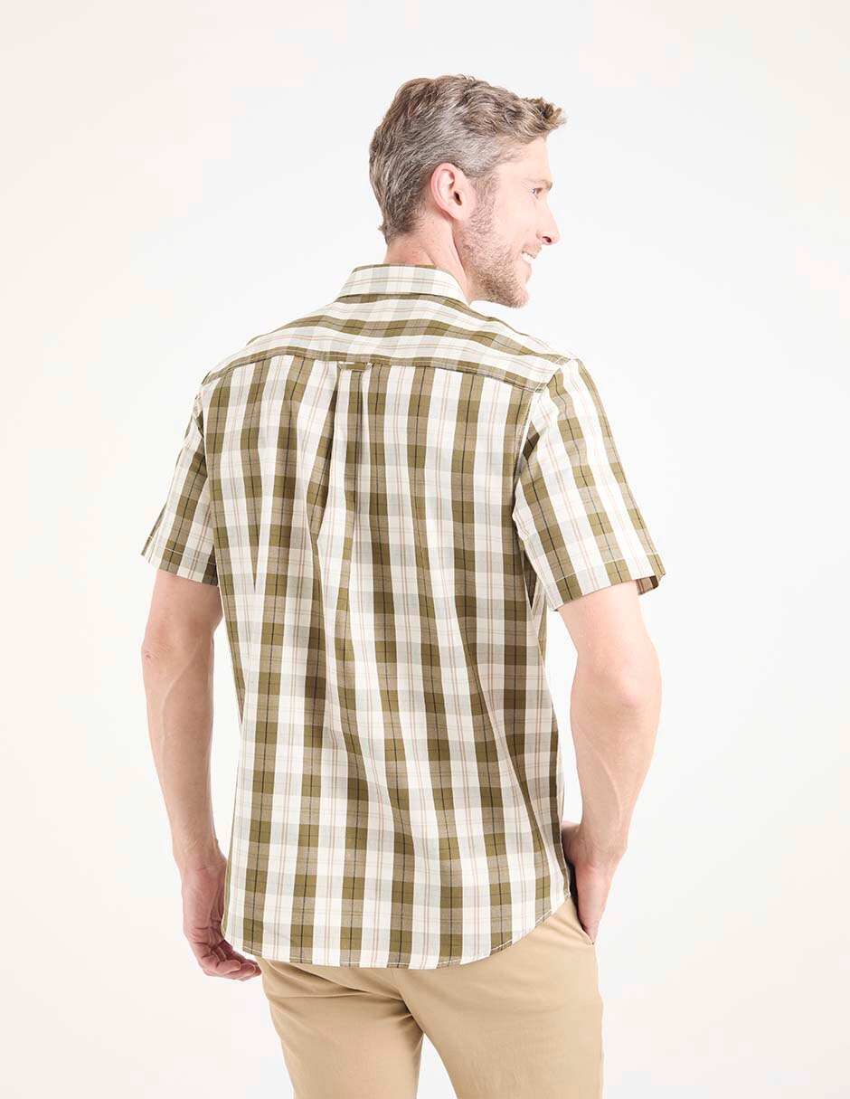 Camisa casual manga corta para hombre 2