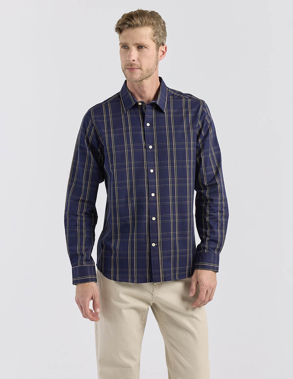 Camisa casual manga larga para hombre Camisa casual manga larga para hombre