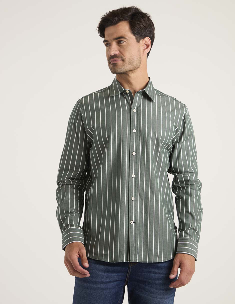 Camisa casual manga larga para hombre Camisa casual manga larga para hombre