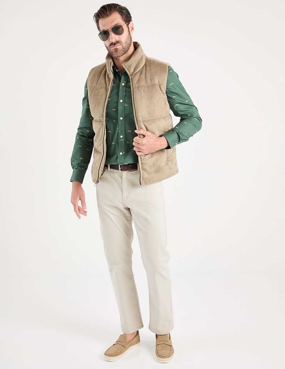 Camisa casual de algodón manga larga para hombre 3