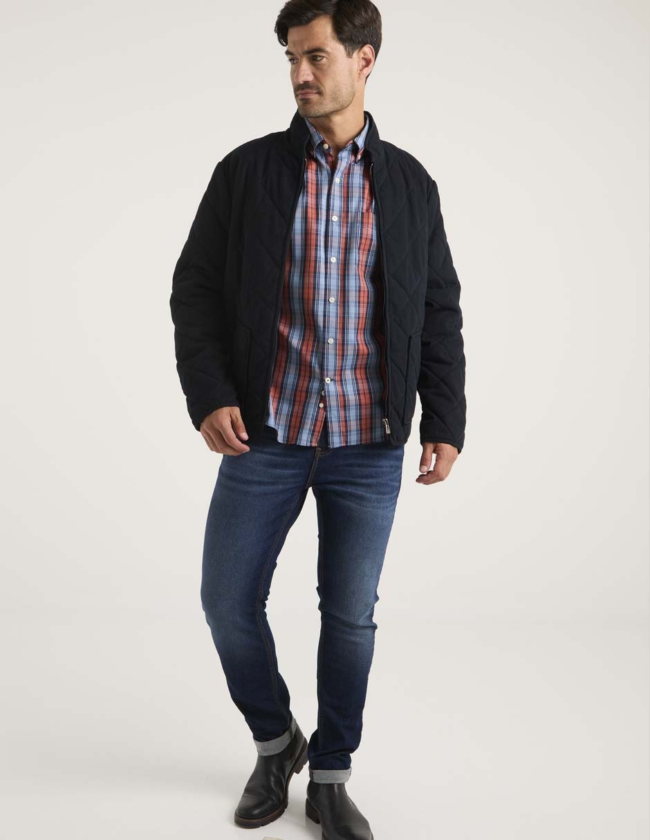 Camisa casual de algodón manga larga para hombre 3