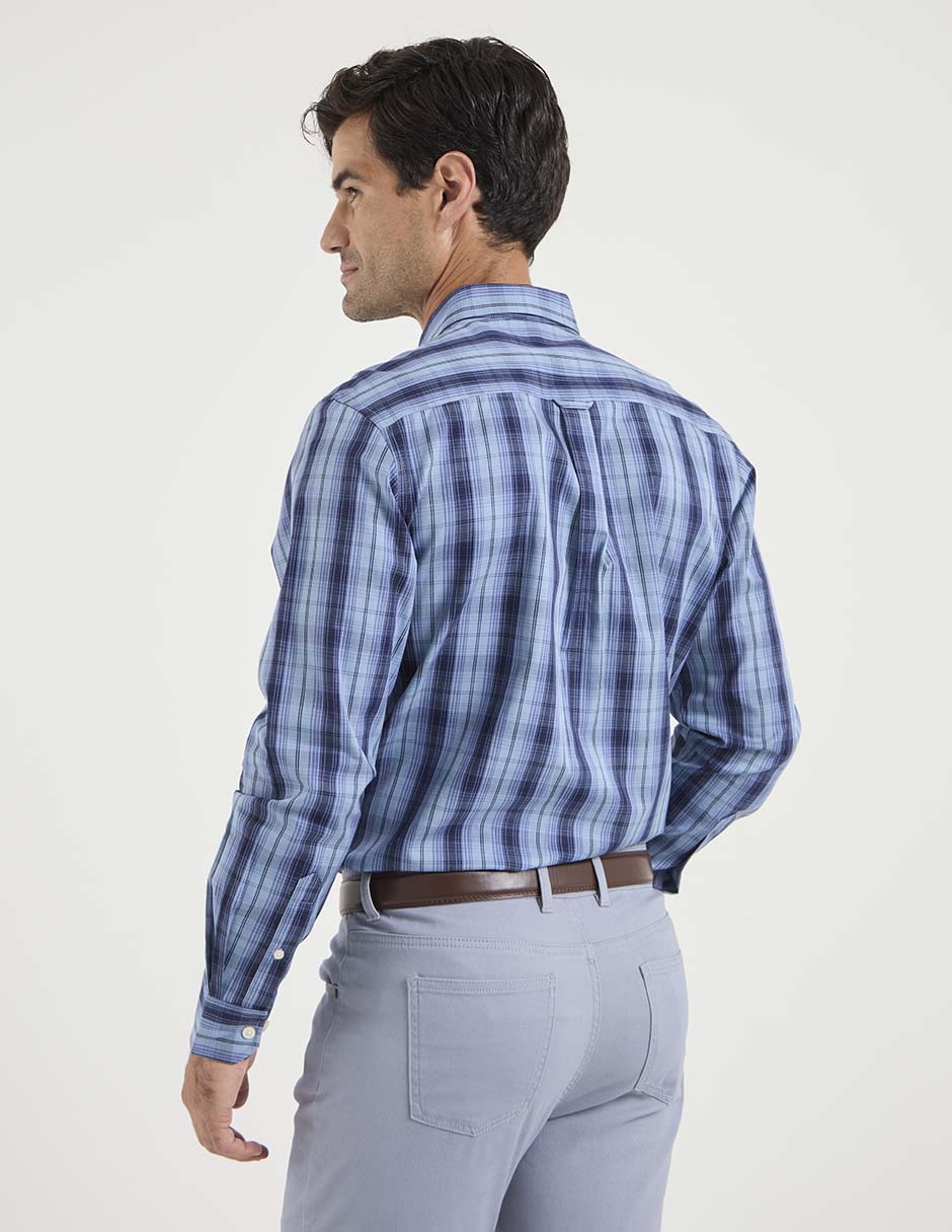 Camisa casual de algodón manga larga para hombre 2