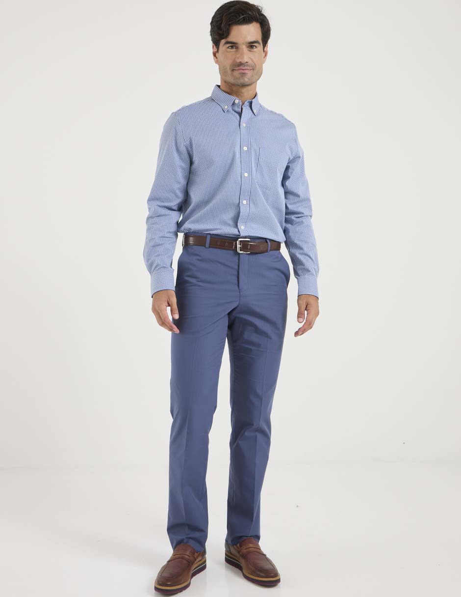 Camisa Business casual de algodón manga larga para hombre 3