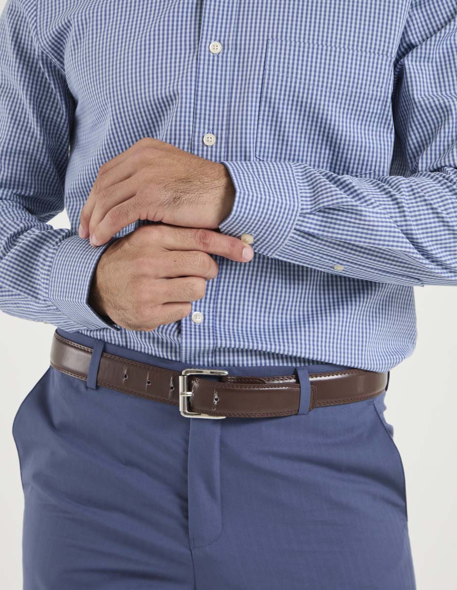 Camisa Business casual de algodón manga larga para hombre 5