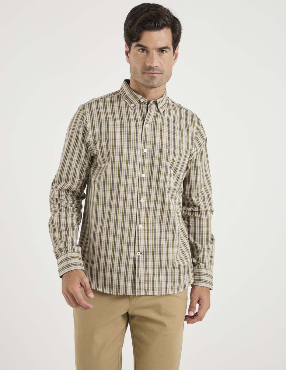 Camisa casual manga larga para hombre Camisa casual manga larga para hombre