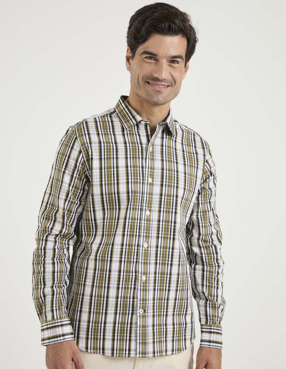 Camisa casual manga larga para hombre Camisa casual manga larga para hombre