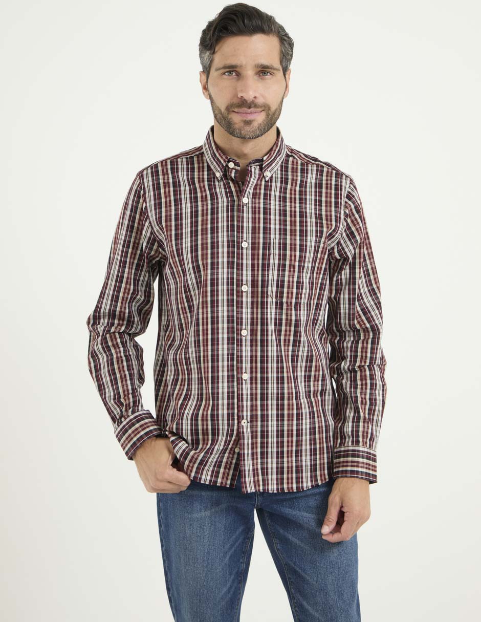 Camisa casual manga larga para hombre Camisa casual manga larga para hombre