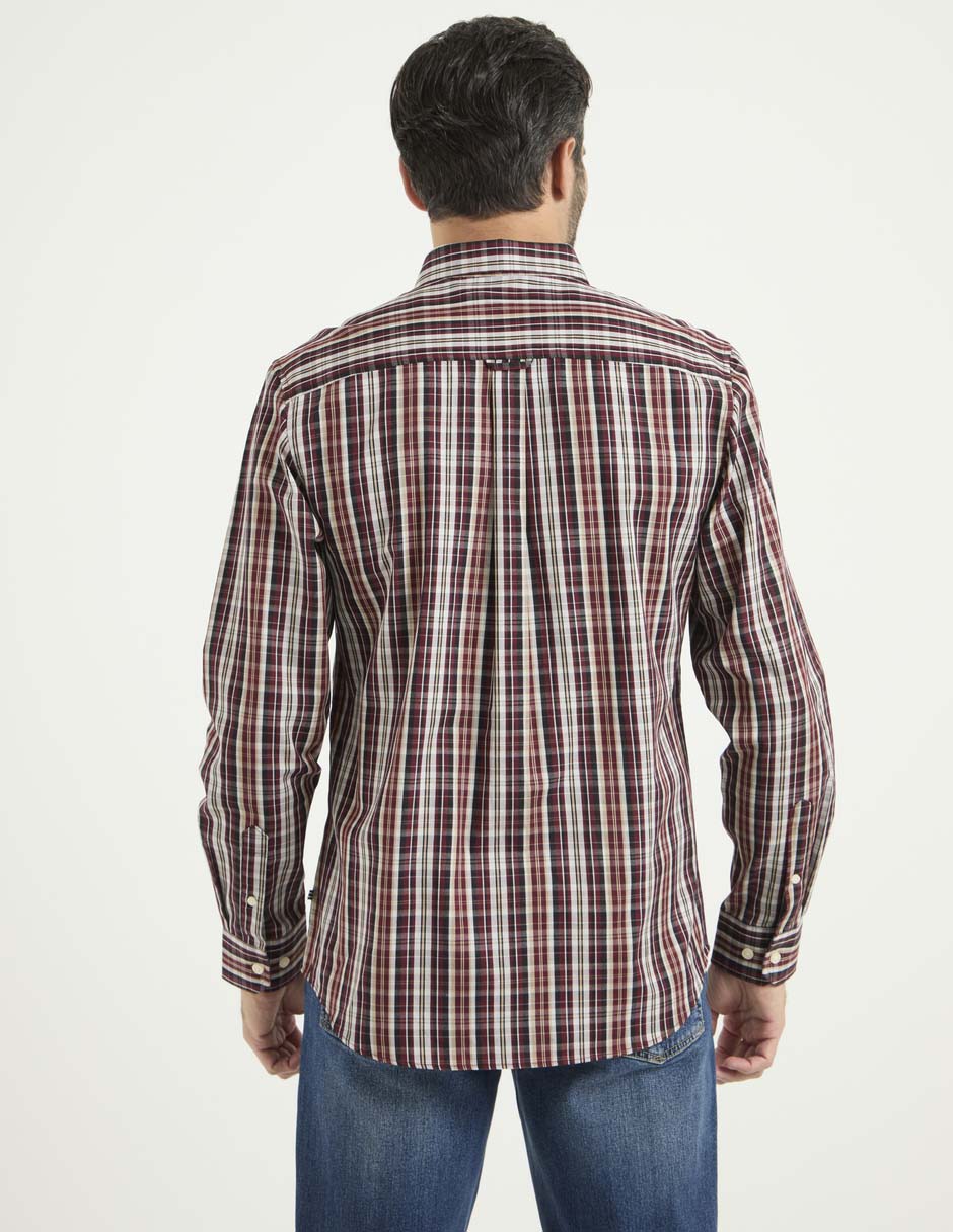 Camisa casual manga larga para hombre 2