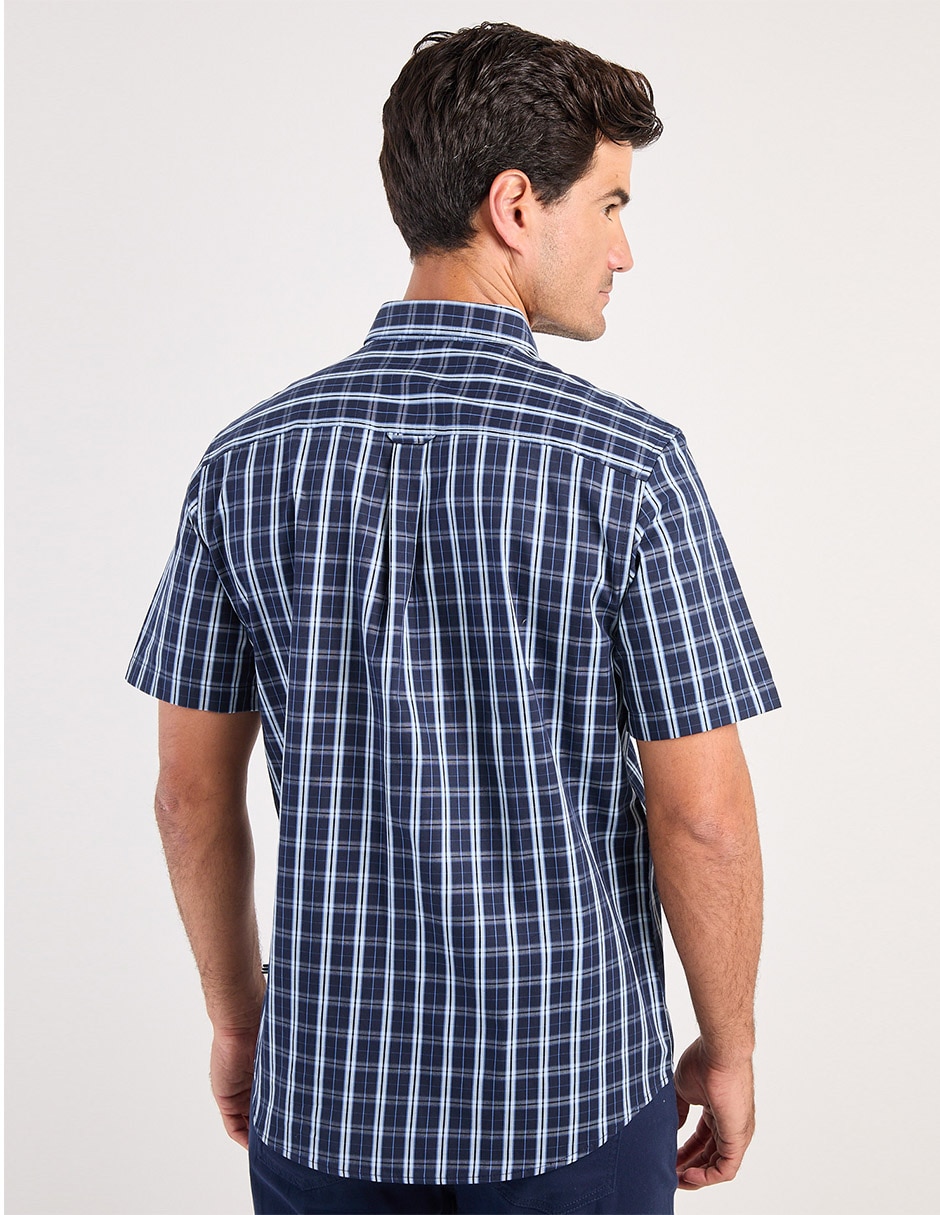 Camisa casual de algodón manga corta para hombre 2
