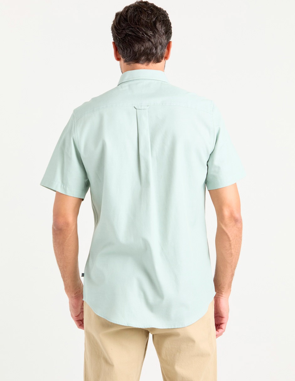 Camisa casual de algodón manga corta para hombre 2