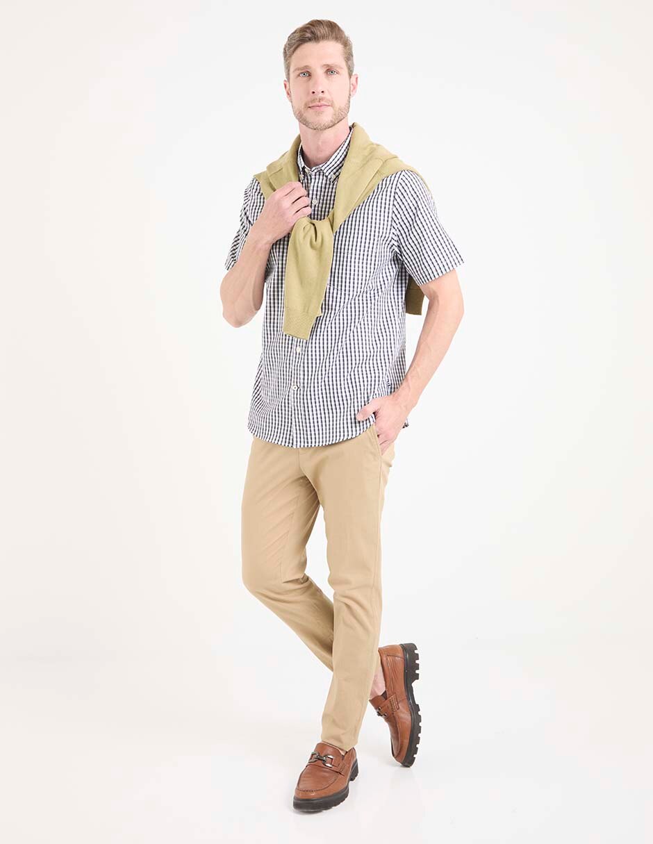 Camisa casual manga corta para hombre 3