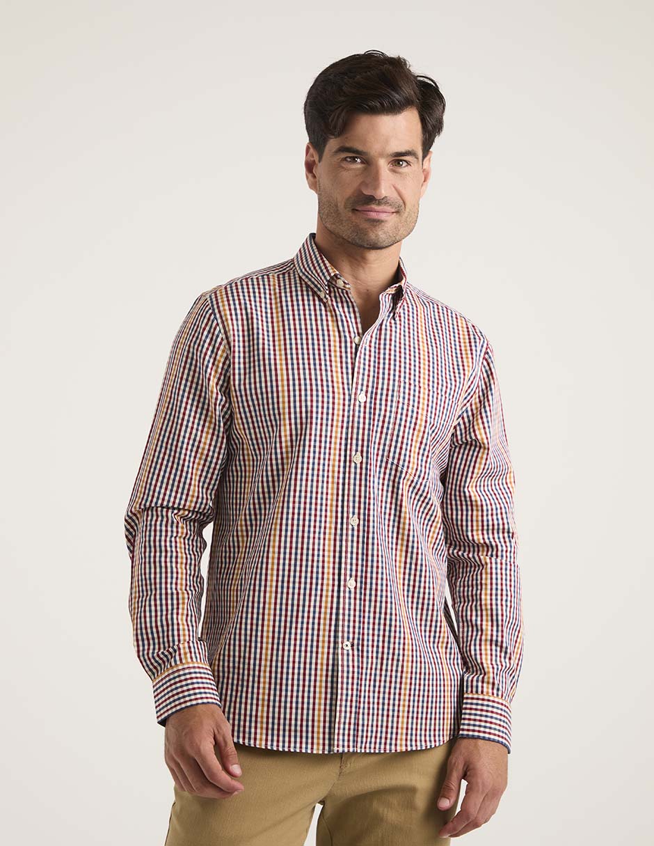 Camisa casual manga larga para hombre Camisa casual manga larga para hombre