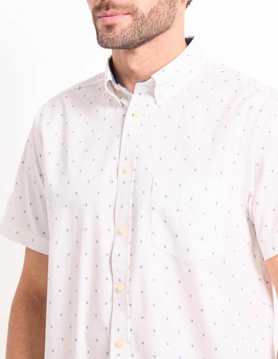 Camisa casual manga corta para hombre 4