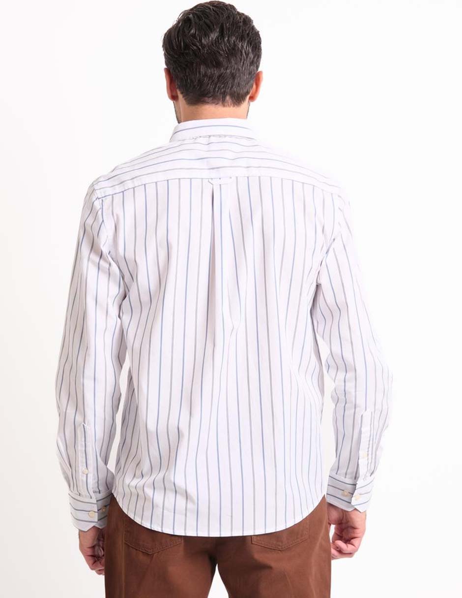 Camisa casual manga larga para hombre 2