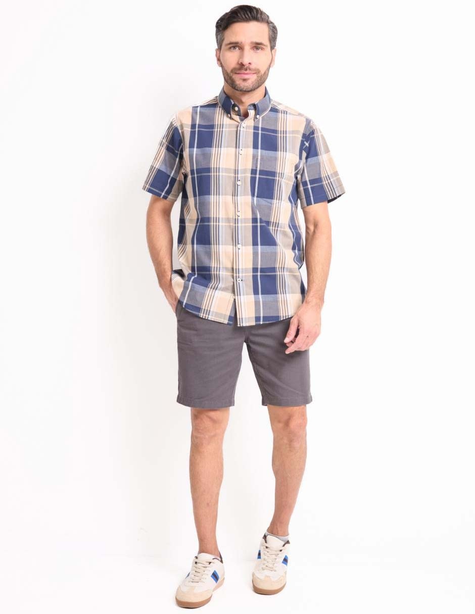 Camisa casual manga corta para hombre 3
