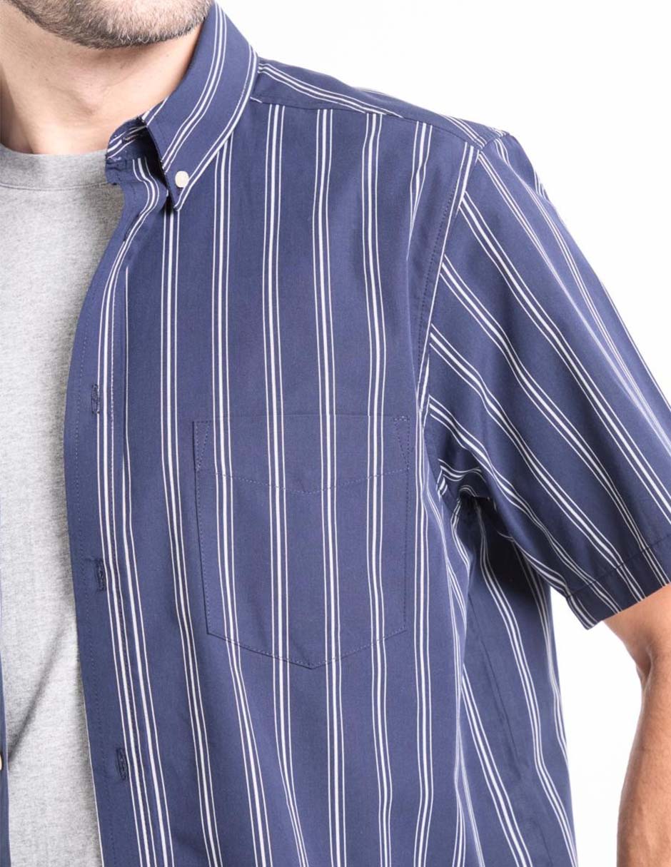 Camisa casual manga corta para hombre 4