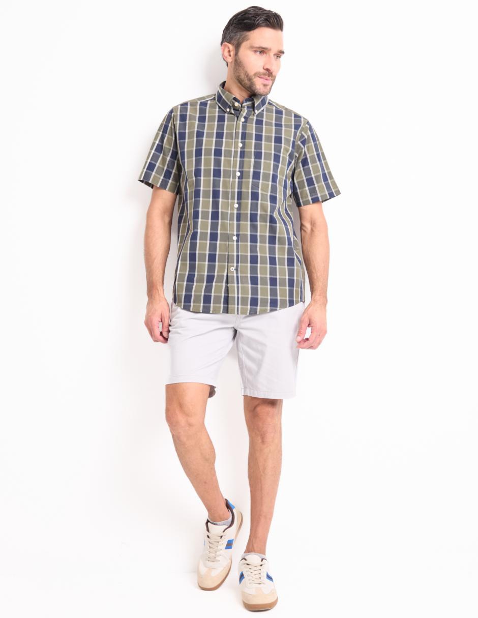 Camisa casual manga corta para hombre 3