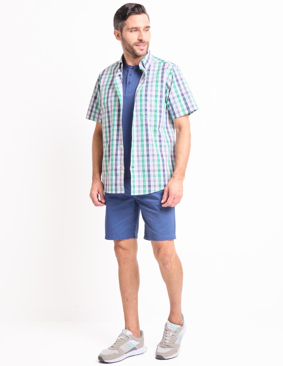 Camisa casual manga corta para hombre 3