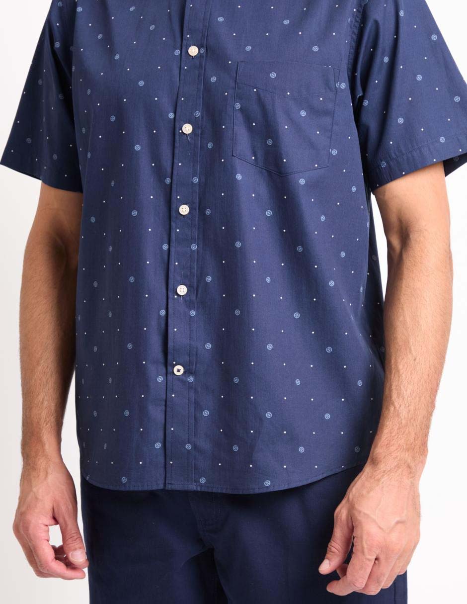 Camisa casual manga corta para hombre 4