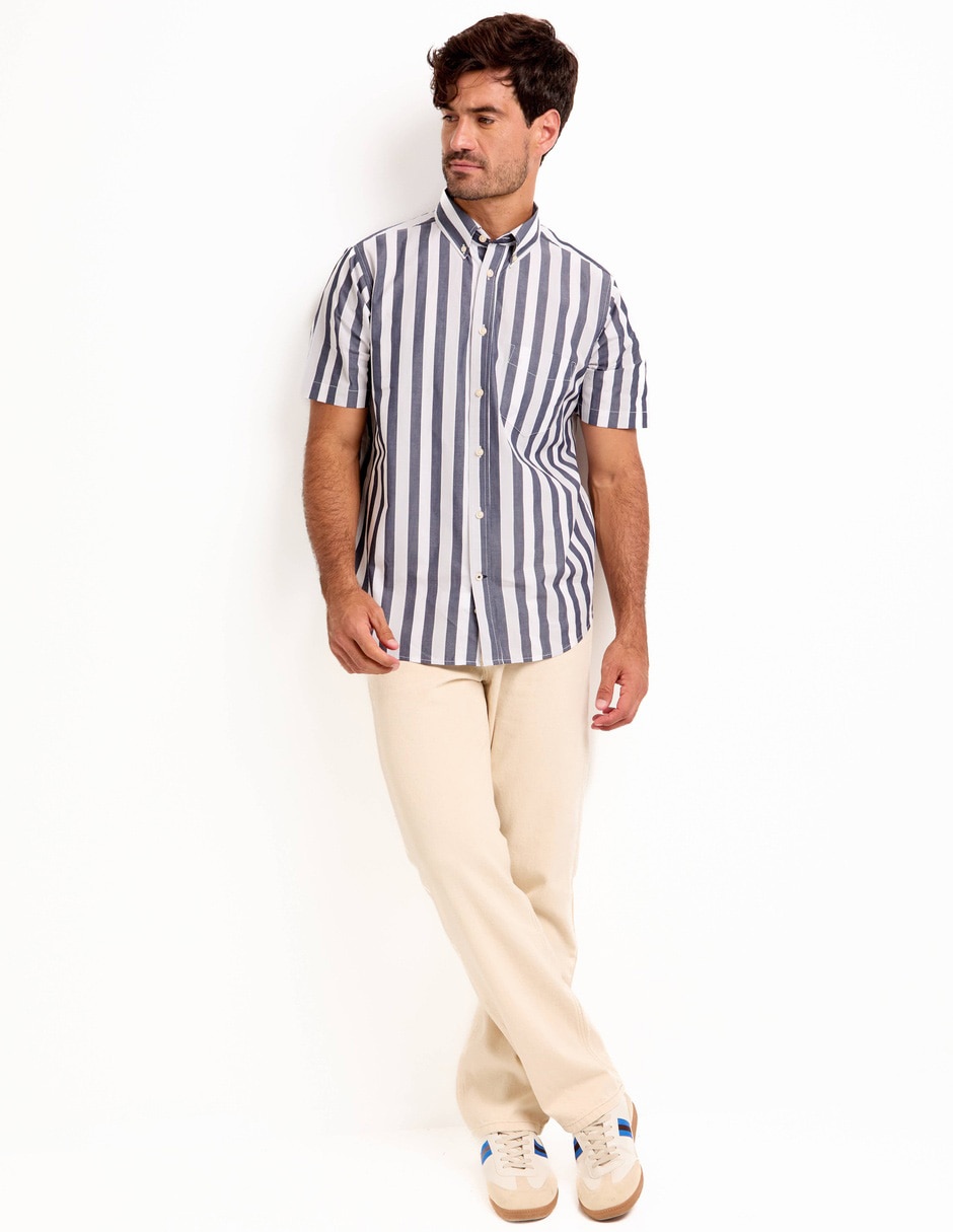 Camisa casual manga corta para hombre 3