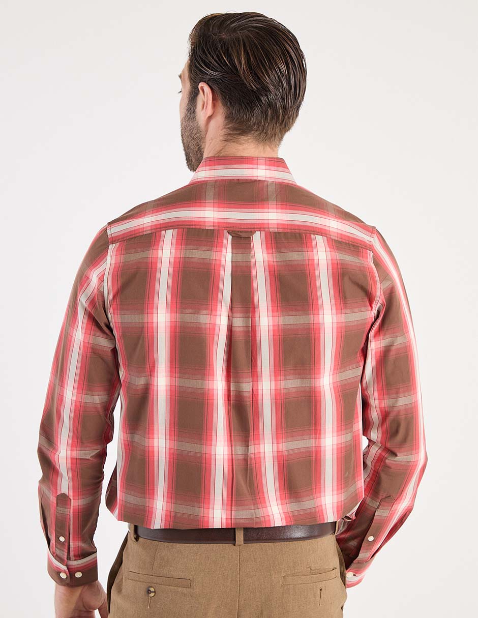 Camisa casual de algodón manga larga para hombre 2