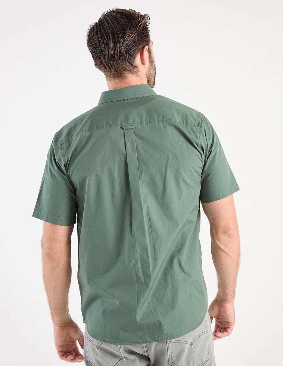 Camisa casual de algodón manga corta para hombre 2