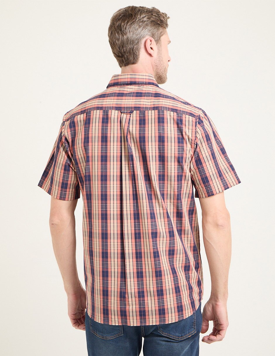 Camisa casual de algodón manga corta para hombre 2