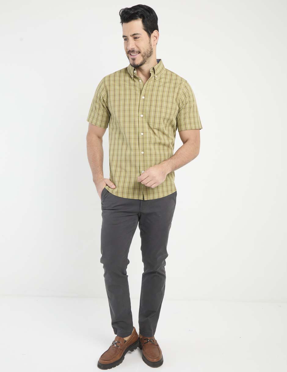 Camisa casual manga corta para hombre 3
