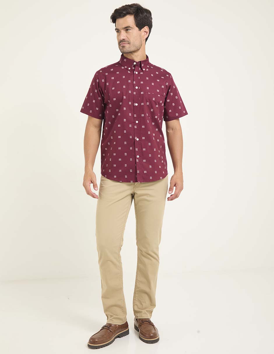 Camisa casual manga corta para hombre 3