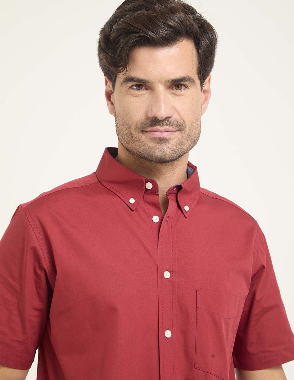 Camisa casual manga corta para hombre 4